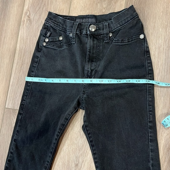 Rock & Republic High Roller Black Denim Skinny Jeans Size 6M - Picture 7 of 16